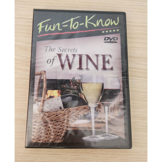 DVD Fun To Know The Secrets of Wine 2003 Become a Cork Master Sealed DV Popins