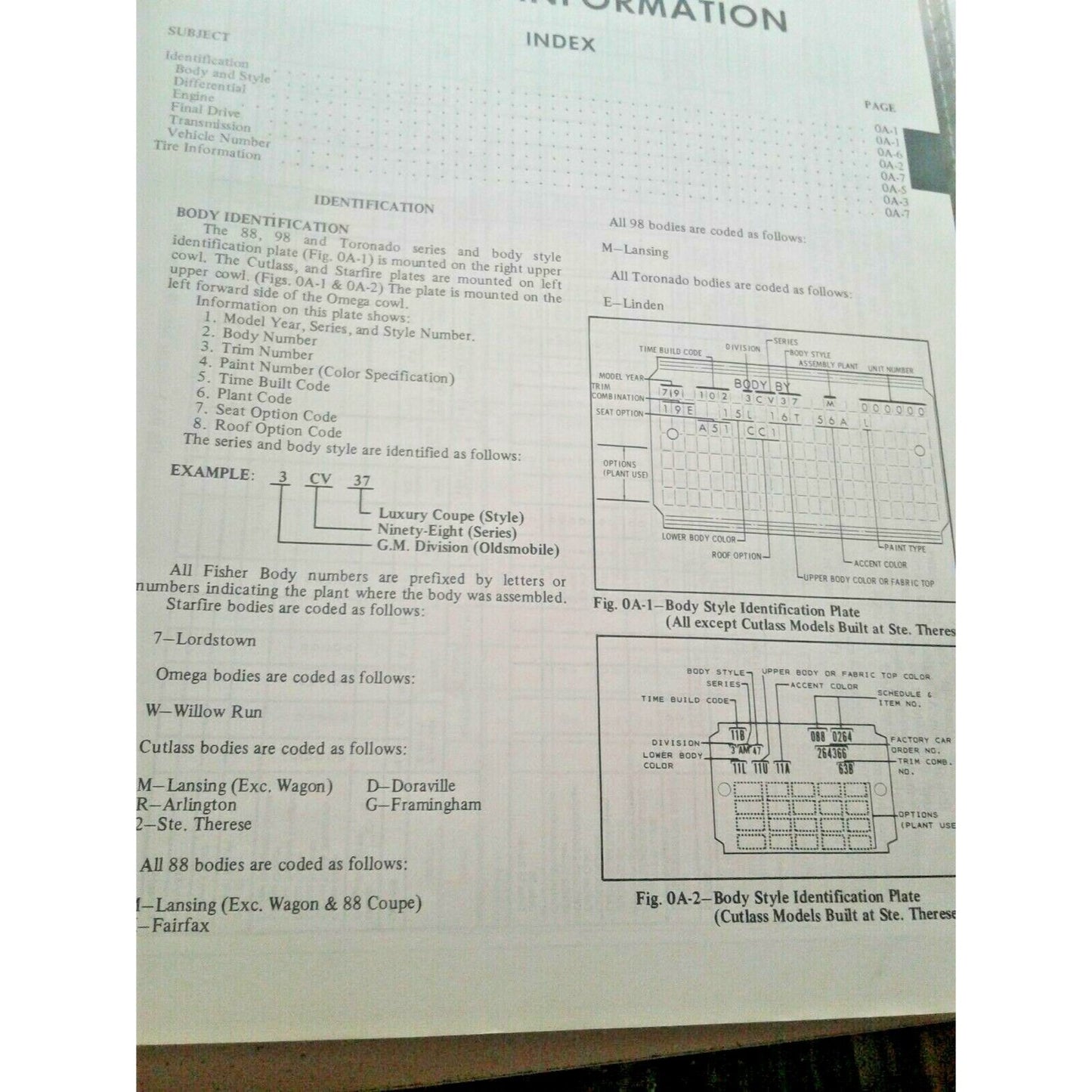 1979 Oldsmobile Chassis Service Manual All Series Shop Repair Automobile