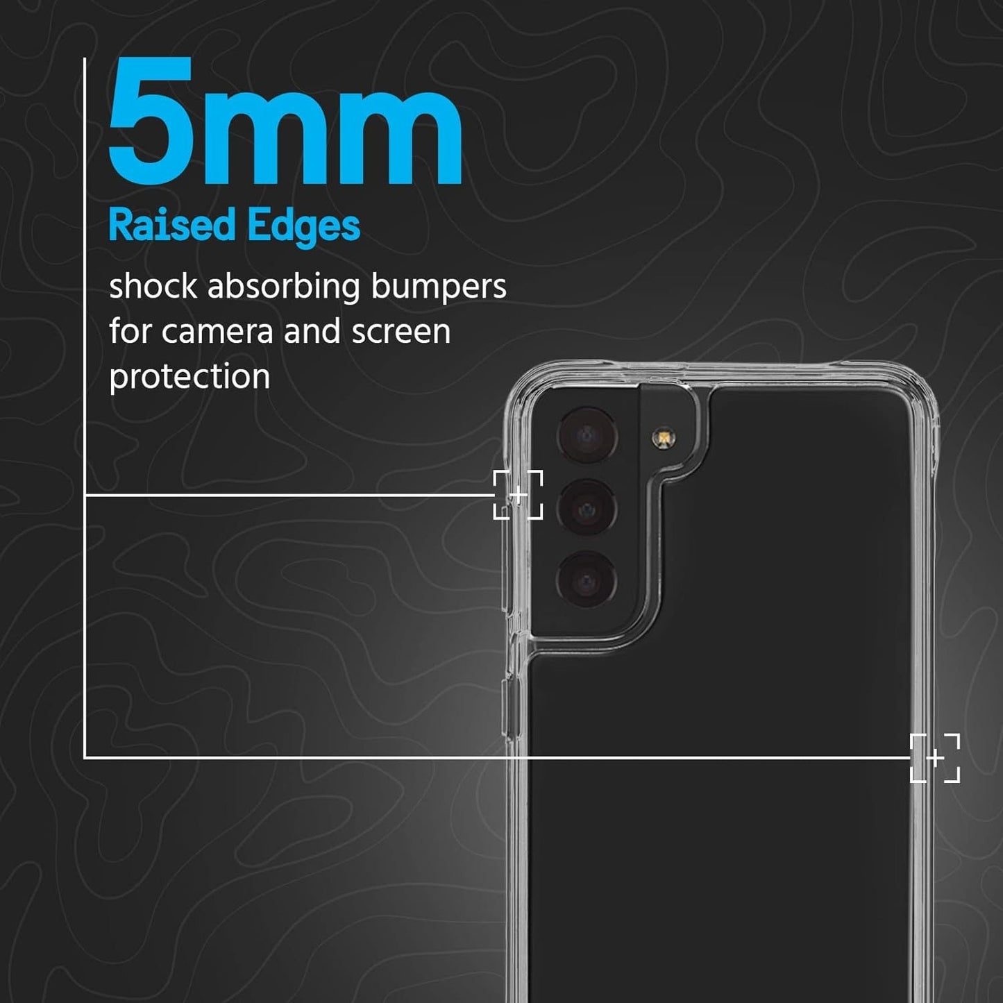 Pelican Samsung Galaxy S21 Case With Screen Protector [Wireless Charging Compatible] [10Ft MIL-Grade Drop Protection] Shockproof Phone Case