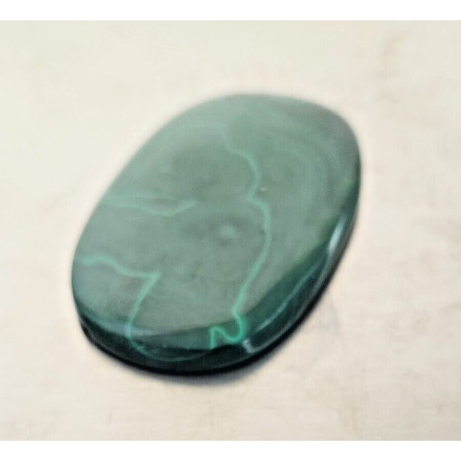 Gemstones Loose Malachite Cabochon 35.3 gr Pendant Size 60 mm x 38 mm x 3 mm