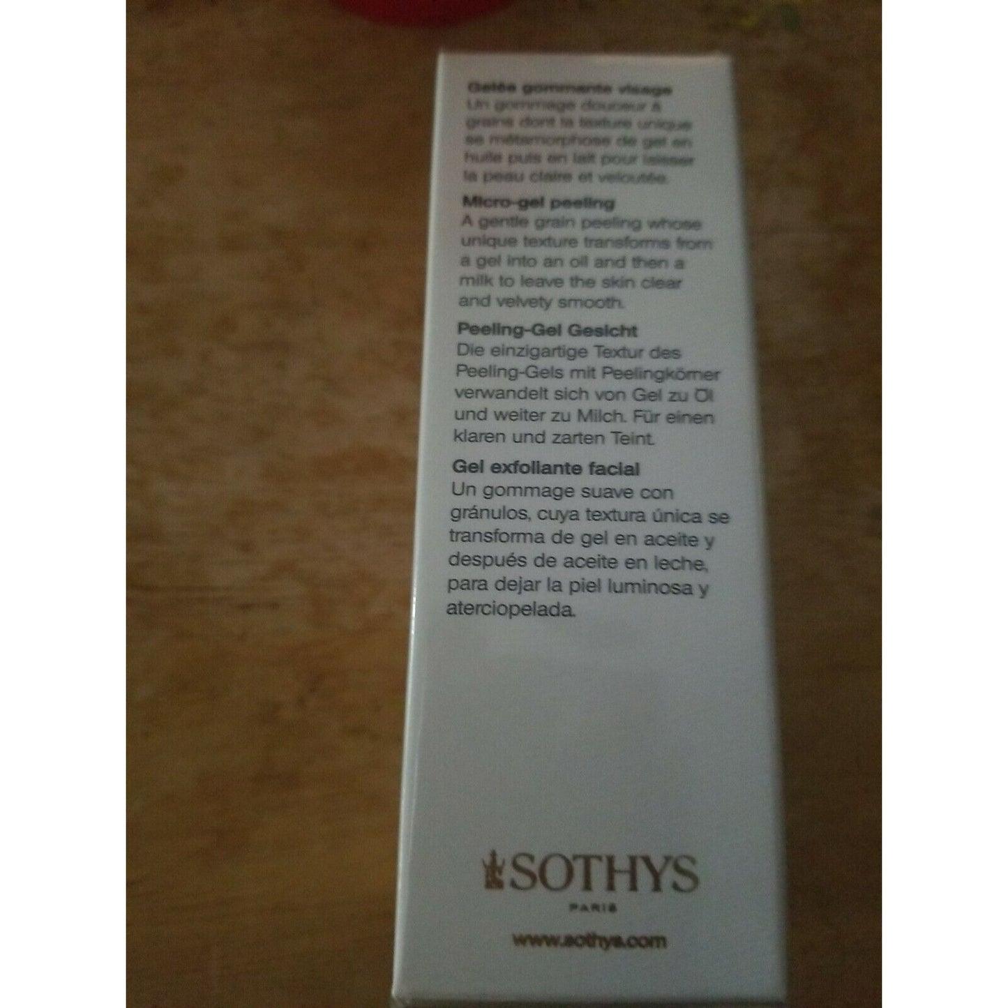 Skin Care Sothys Gelee gommante visage Micro-Gel Peeling 1.69 oz/50ml   New In Box