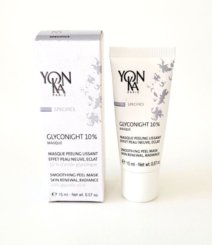 Skin Care YONKA Paris Glyconight 10% Masque Smoothing Peel Mask Anti Aging 0.57 oz NEW exp 11/23