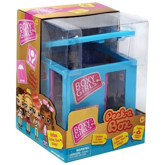 Boxy Girls PEEK A BOX BLUE  Target Exclusive Mini Doll Boxes 2019 Surprise new