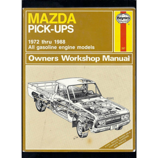 1972 - 1988  Haynes Mazda pick-ups 1972 - 1988 All Gas Automotive Repair manual