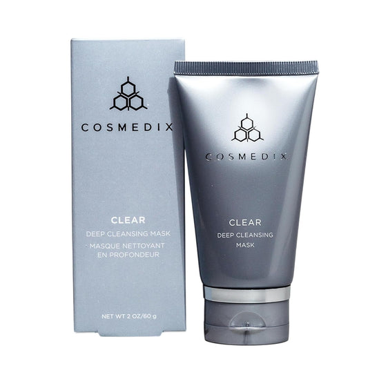 Skincare COSMEDIX  Clear Deep Cleansing Mask 2 Oz Clear works to draw out pore-clogging impurities