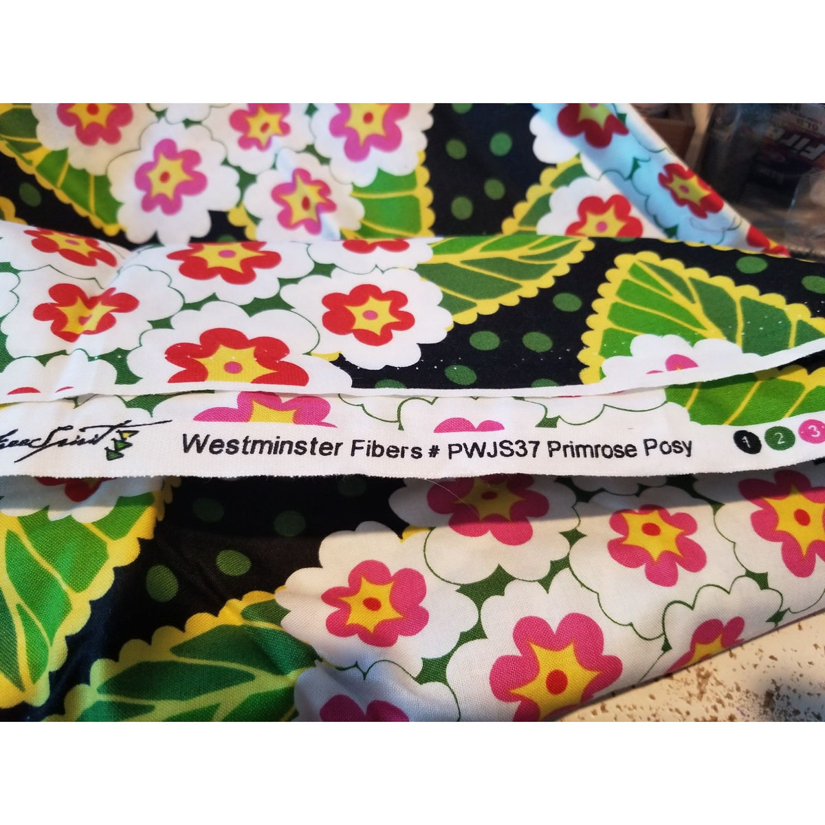 Material Black  Fabric Big Flowers Red White Green Leaves Fabric    46" x 36"   Cotton Craft Clothing fabric Joann  Fabric