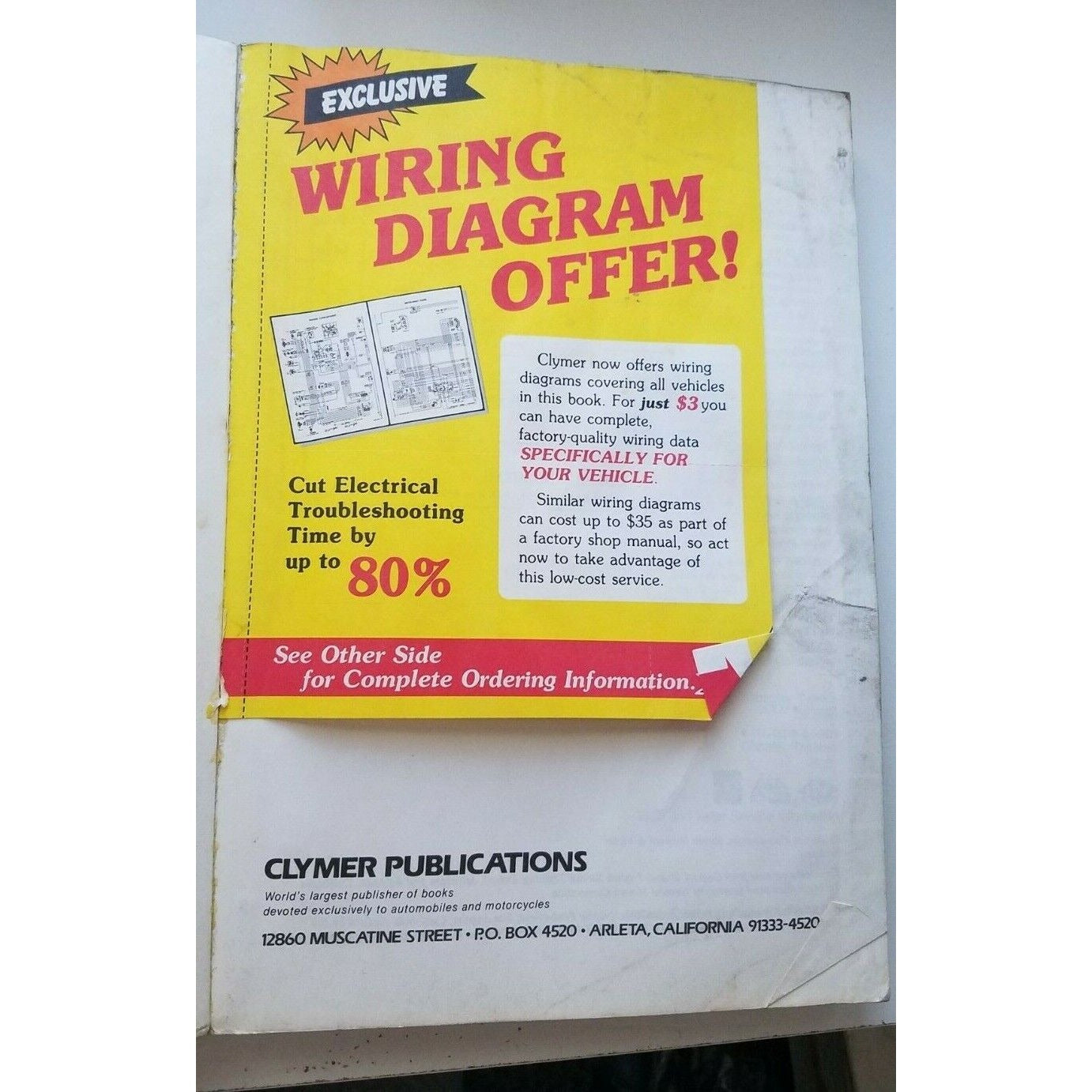 Book 1982-87 Clymer Camaro and Firebird Shop Automobile Service Guide A257