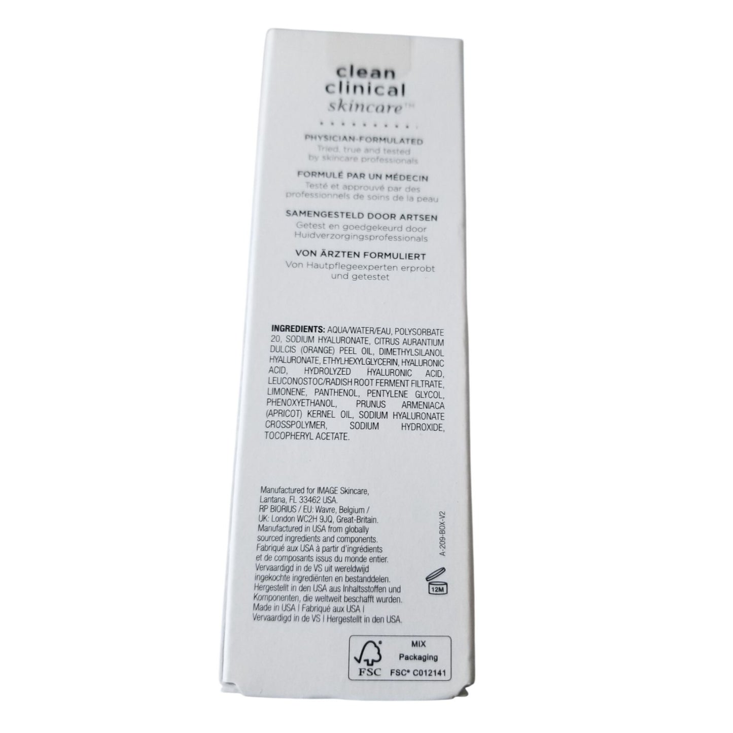 Skincare Image Ageless total pure hyaluronic filler  1 oz new