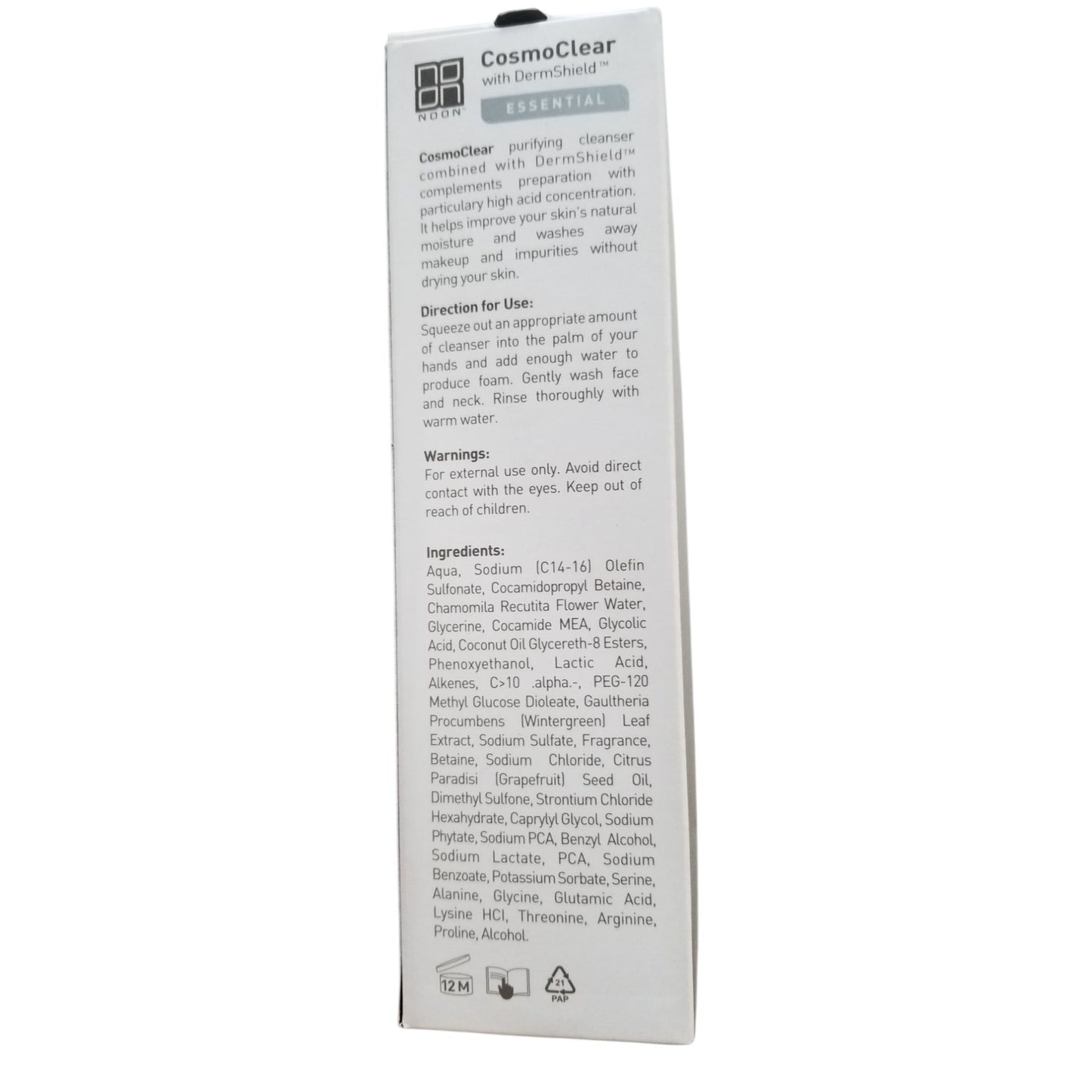 Skincare Noon Aesthetics Cosmo Clear 5.07 oz Purifying and Moisturizing
