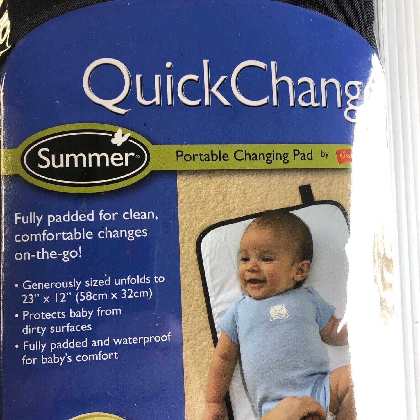 Padded Portable Changing Pad Summer Infant Quickchange Fully  Black New In Pkg