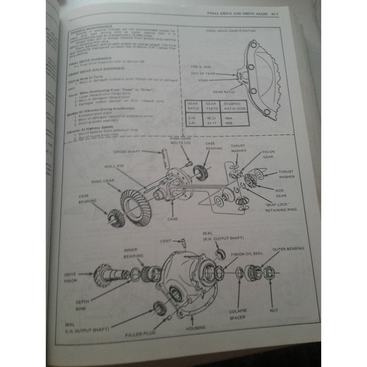 1979 Oldsmobile Chassis Service Manual All Series Shop Repair Automobile