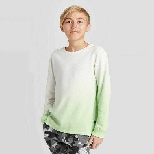 Sweatshirt Children's Art Class Green size XL 16 Ombre Pullover Multicolored