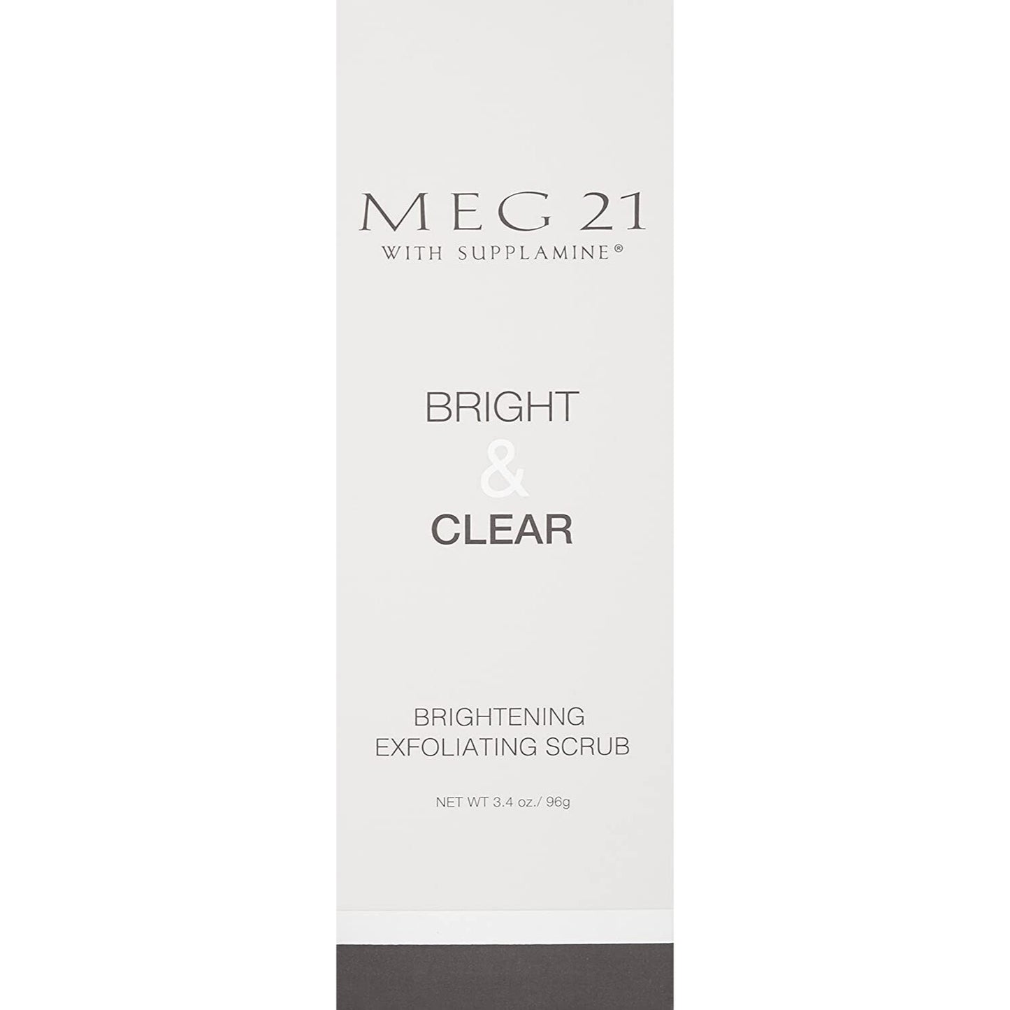 Skin Care MEG 21 Bright & Clear Exfoliating Scrub. Gentle exfoliator face 3.4 oz