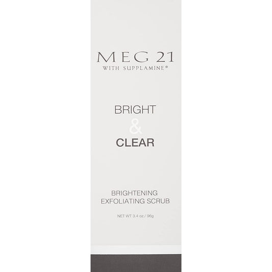 Skin Care MEG 21 Bright & Clear Exfoliating Scrub. Gentle exfoliator face 3.4 oz