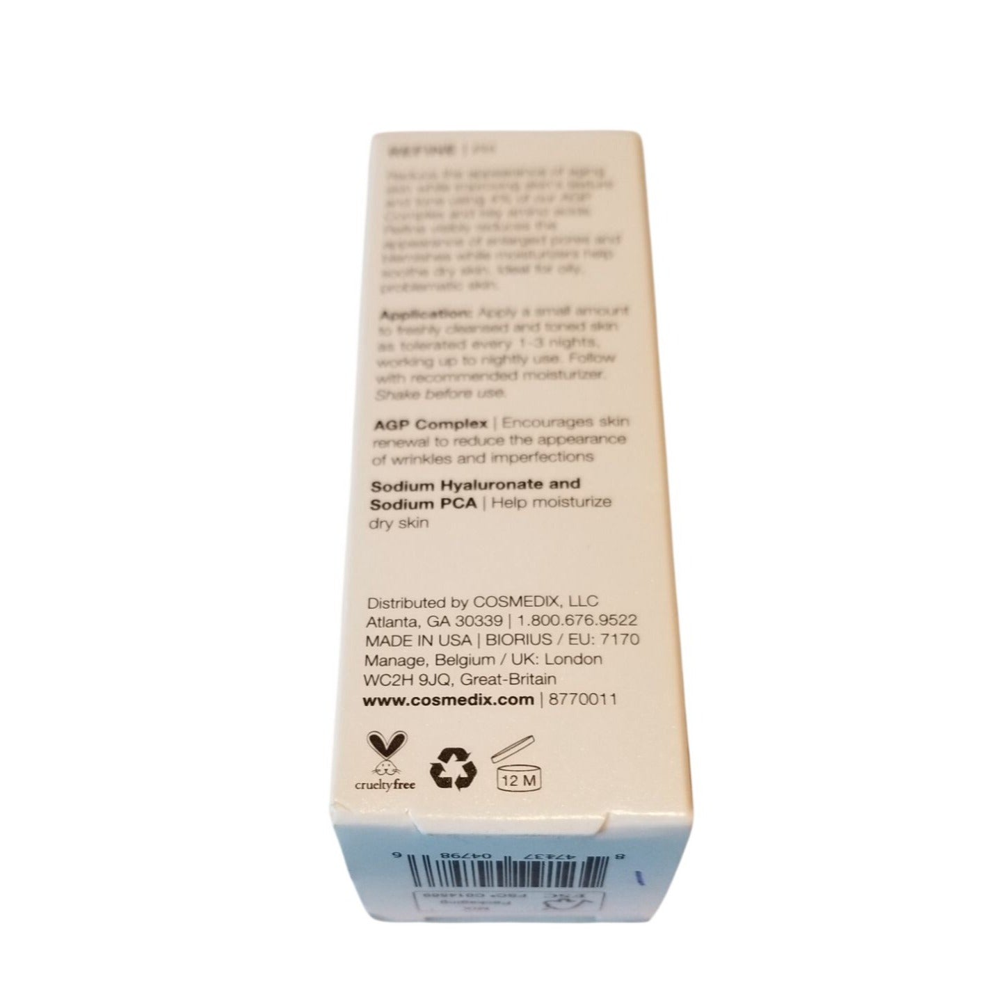 Skincare Cosmedix Refine 0.5 oz Refinishing Treatment  new