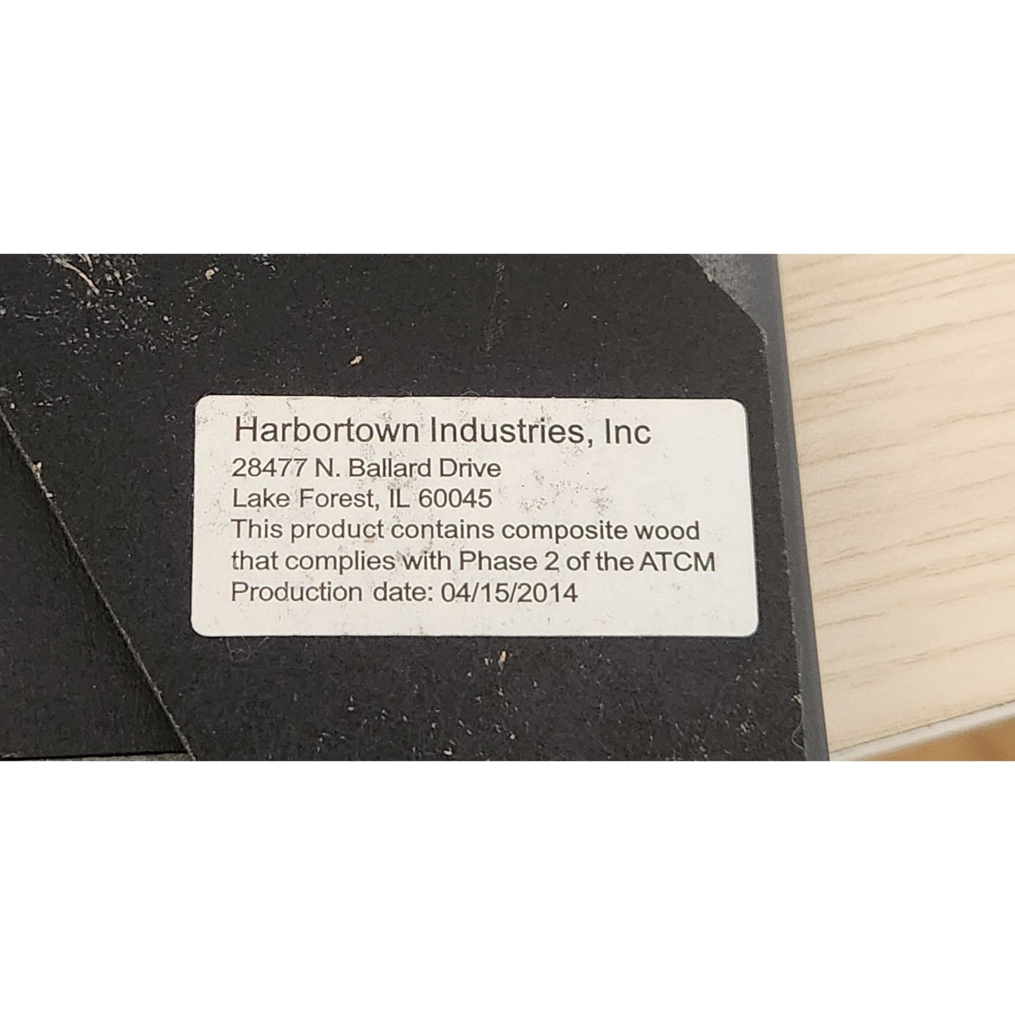 Embroidered 8" x 6" Frame Says Wine O'clock Clock Face Grapes Leaves Harbortown Industries Il.