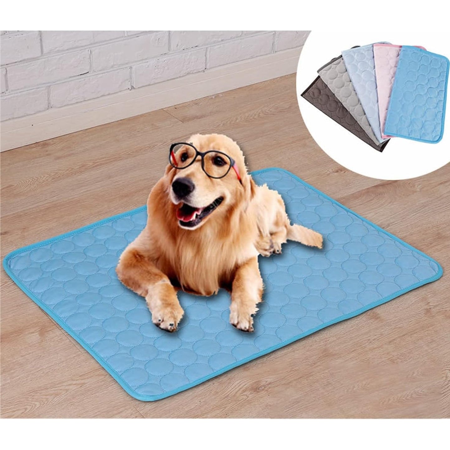 Dog Cooling Mat Pet Cooling Pads Dogs & Cats Pet Cooling Blanket for Outdoor Car Seats Beds 22IN x 28IN