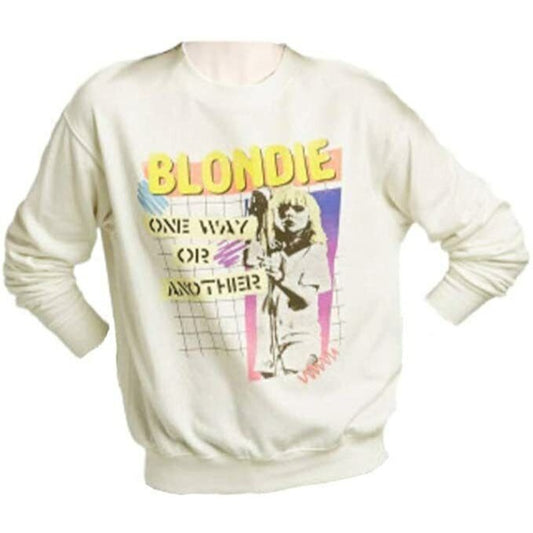 Sweatshirt Blondie Size Small Women's Graphic Pullover Egret One Way or Another