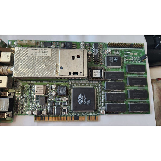 AGP Video Card ATI Rage II +DVD AIW 109-38600-00 1023860403 511236 A/V CATV VGA