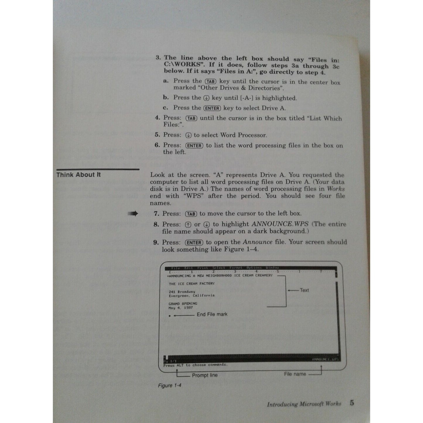 Using Microsoft Works on the PC Mitchell Publishing Floppy Disk Included 909409