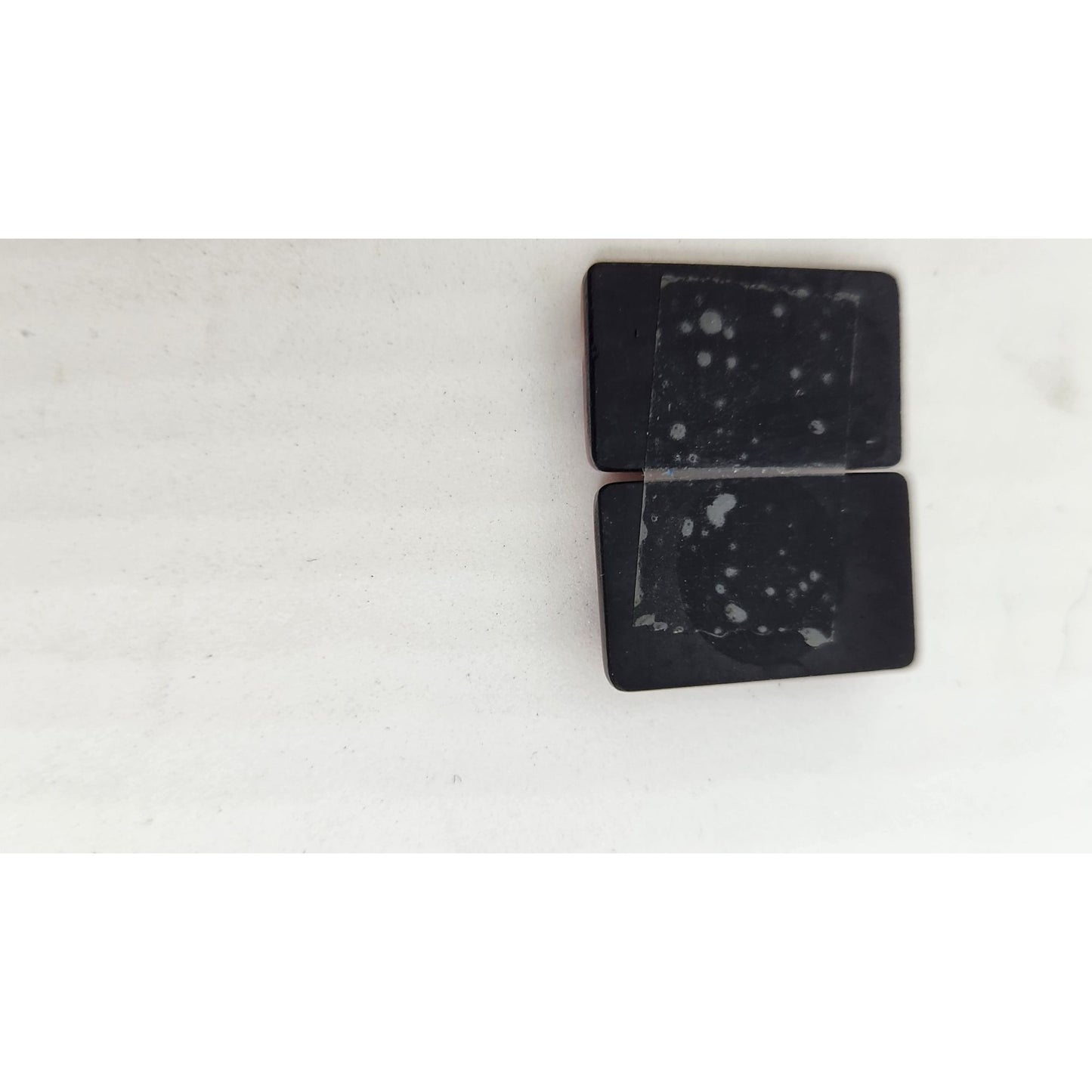 Gemstone Loose Matched Pair Rhodochrosite Crystal Pink Stripes 23.5 ct  5.1 gr