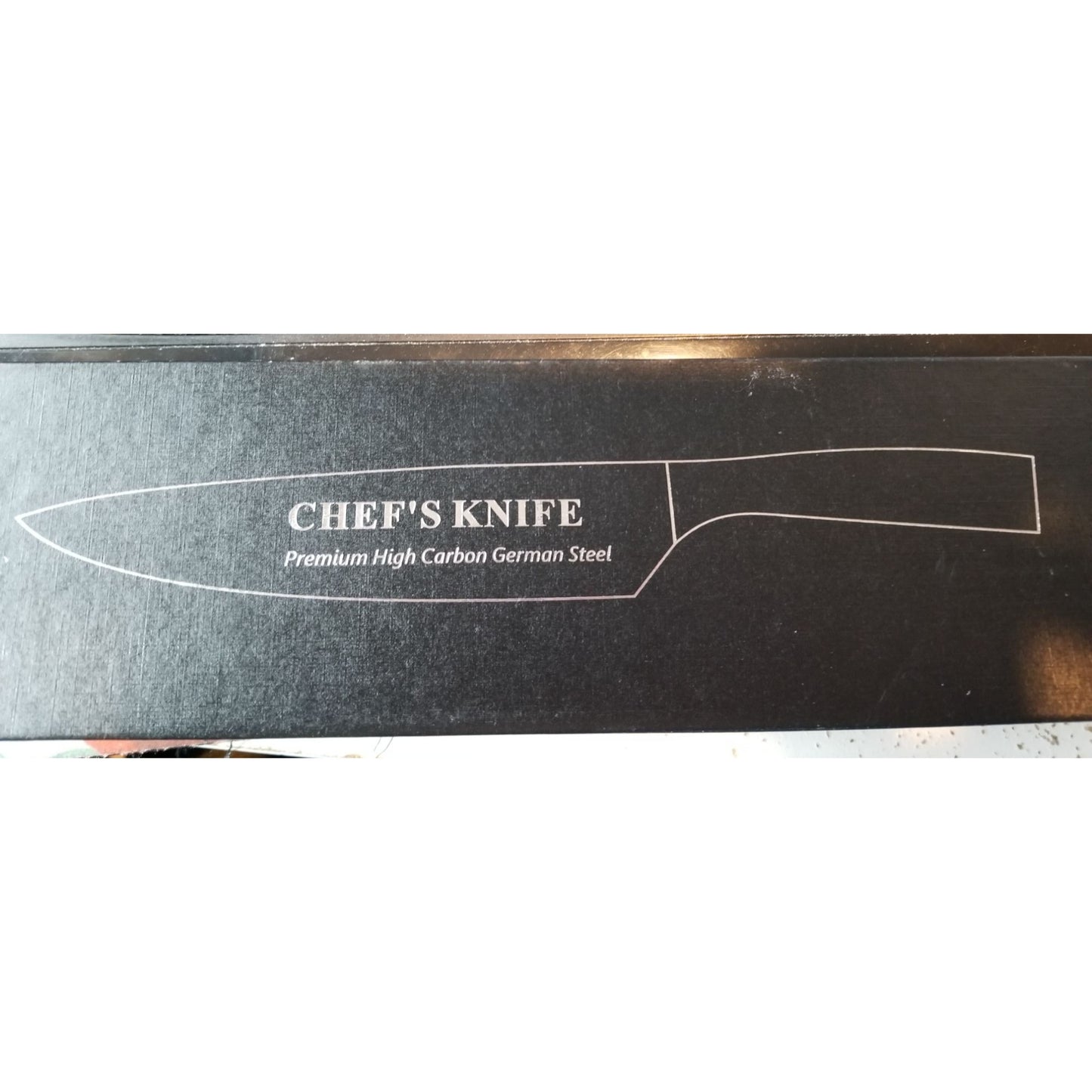 Chef Knife Forged Handmade 8 Inch Professional Kitchen Knife, Meat Cleaver HC Stainless German Steel with Full Tang Wood Handle