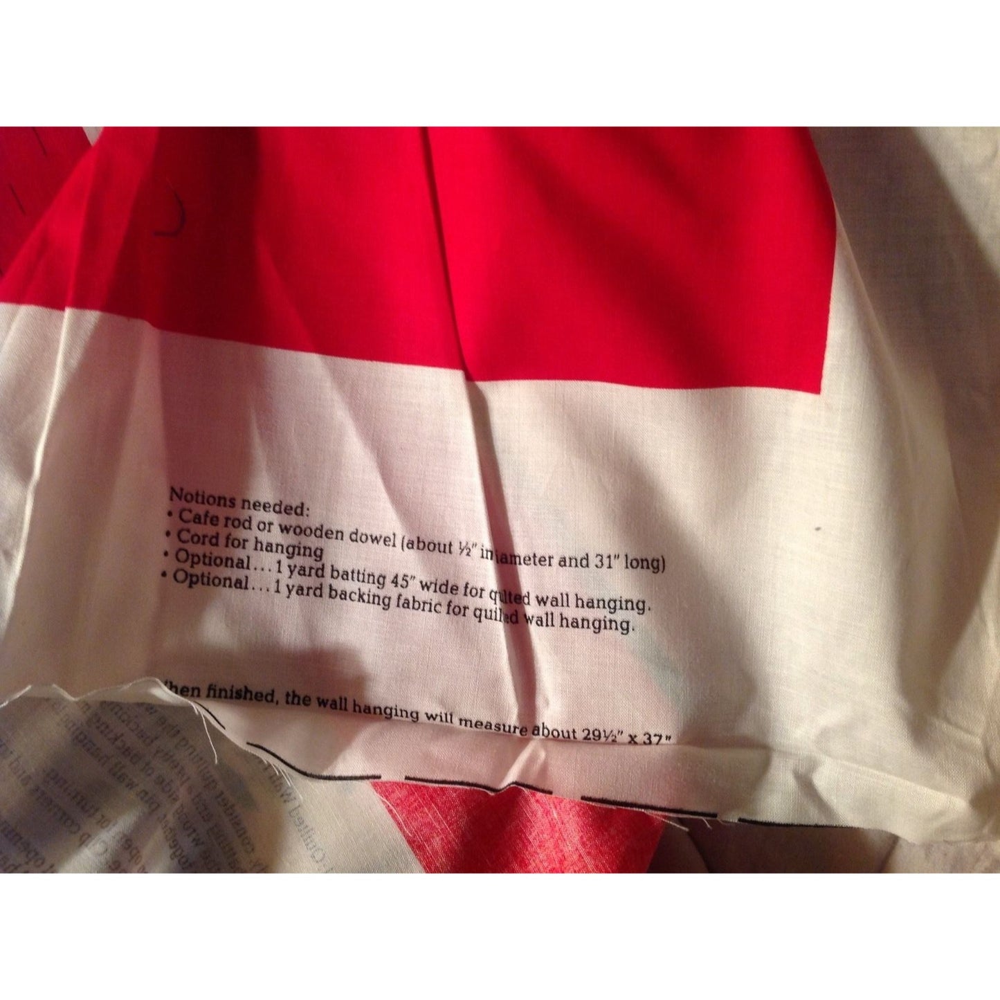 Craft Kit Father Christmas The Legend of Santa Claus Book Fabric with Instructions 44" x 36" Cranston Printworks