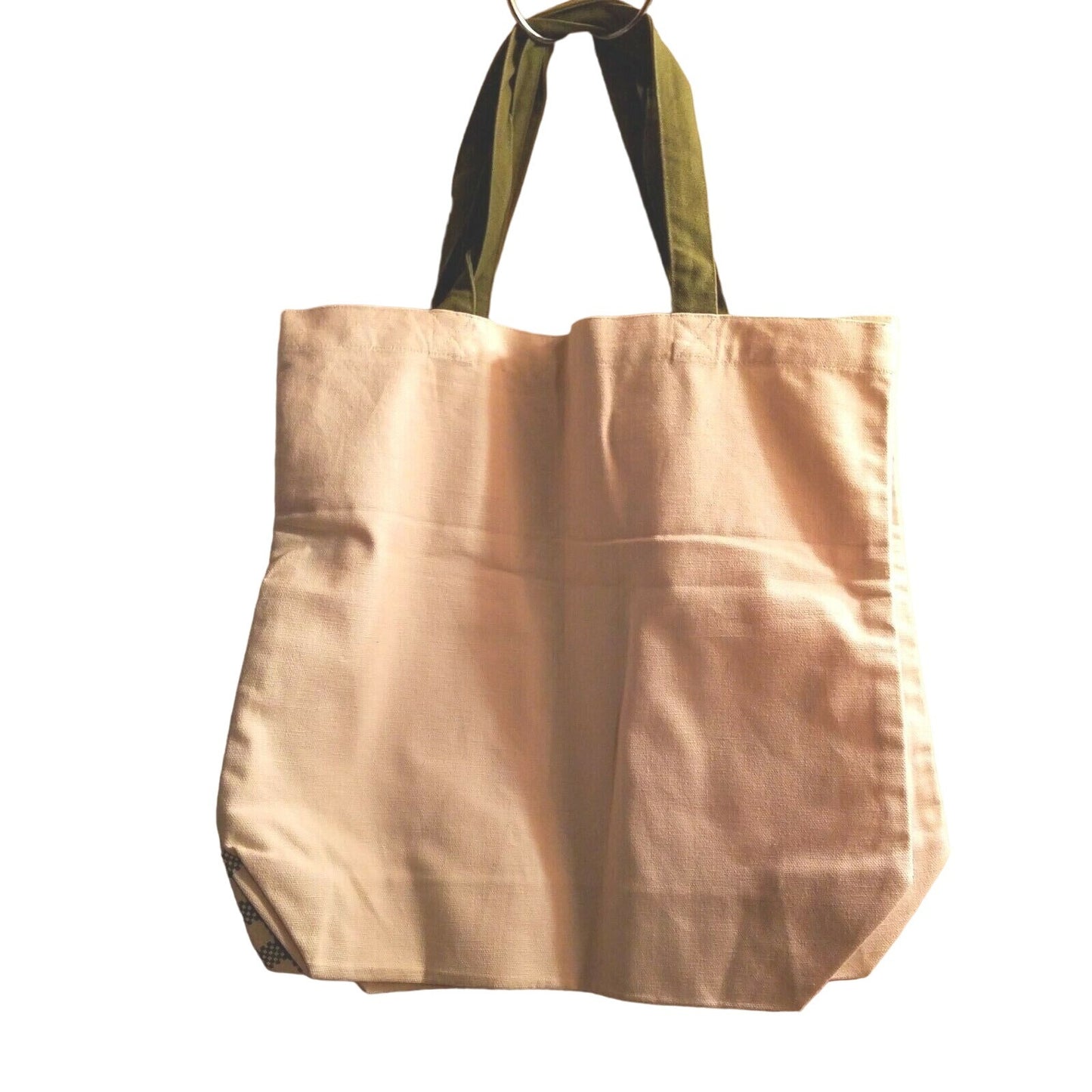 Bags Canvas Shopping  Set 2 Canvas Say  "Grow outside and Play"  "  Grow where you are Planted"