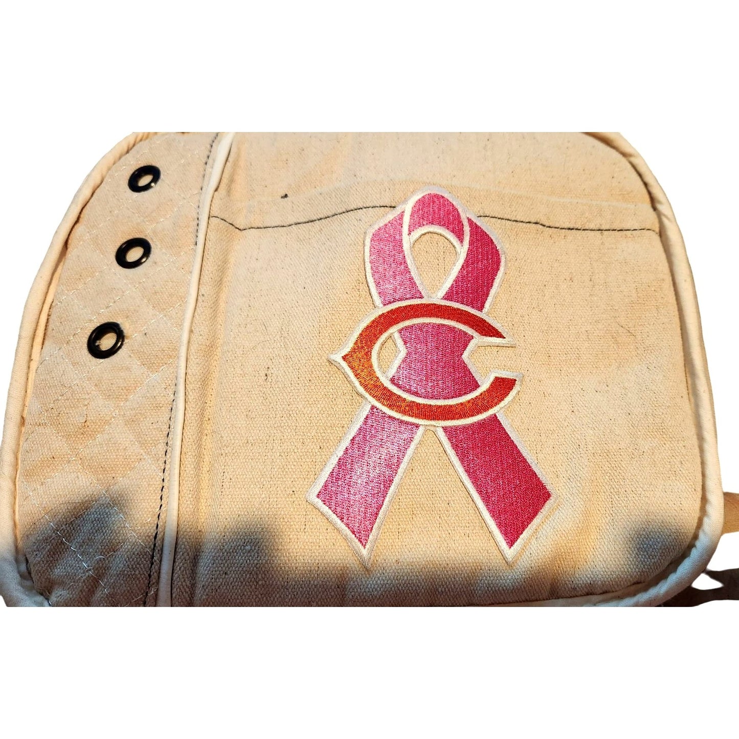 Chicago Bears Breast Cancer Old School Tablet Case 10" x 8" x 1"  NFL Zip Top Padded Pink Ribbon