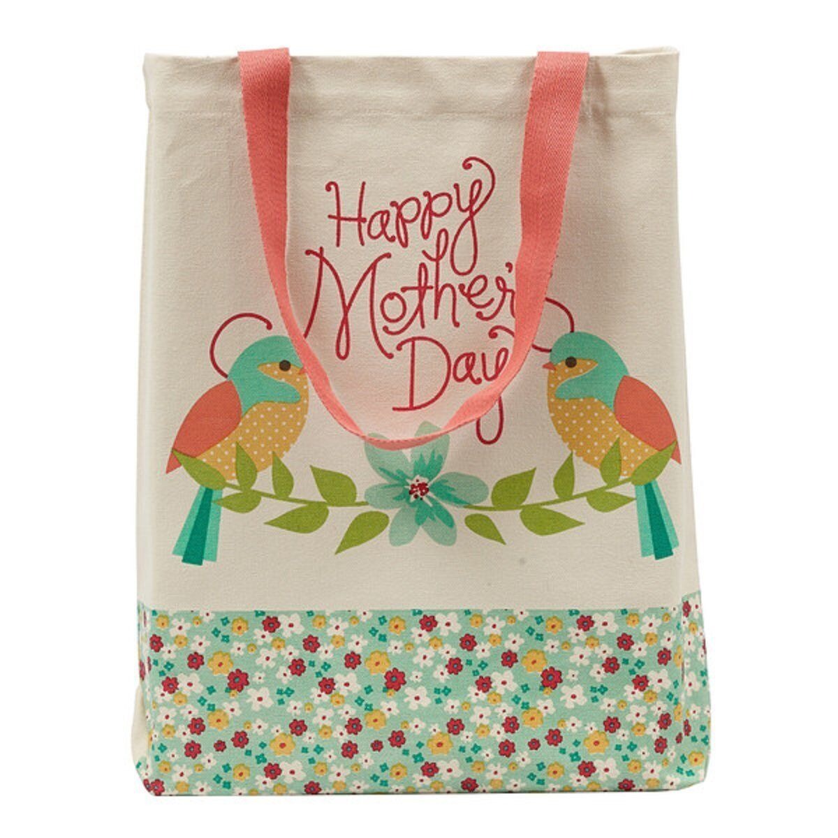 Shopping Canvas Totes 3 Pack Garden Printed Cotton 15"w X 15 1/2"l X 4
