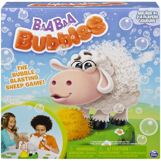 Game Baa Baa Bubbles, Bubble-Blasting with Interactive Sneezing Sheep, for Kids