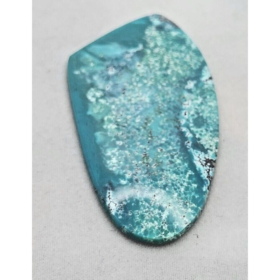 Gemstones Loose Turquoise Cabochon 8.6 gr Pendant Size 60 mm x 30 mm x 2 mm