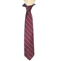 Tie Men's Polyester Silk Neck Tie Austin Reed of Regent Street Red Black Stripe