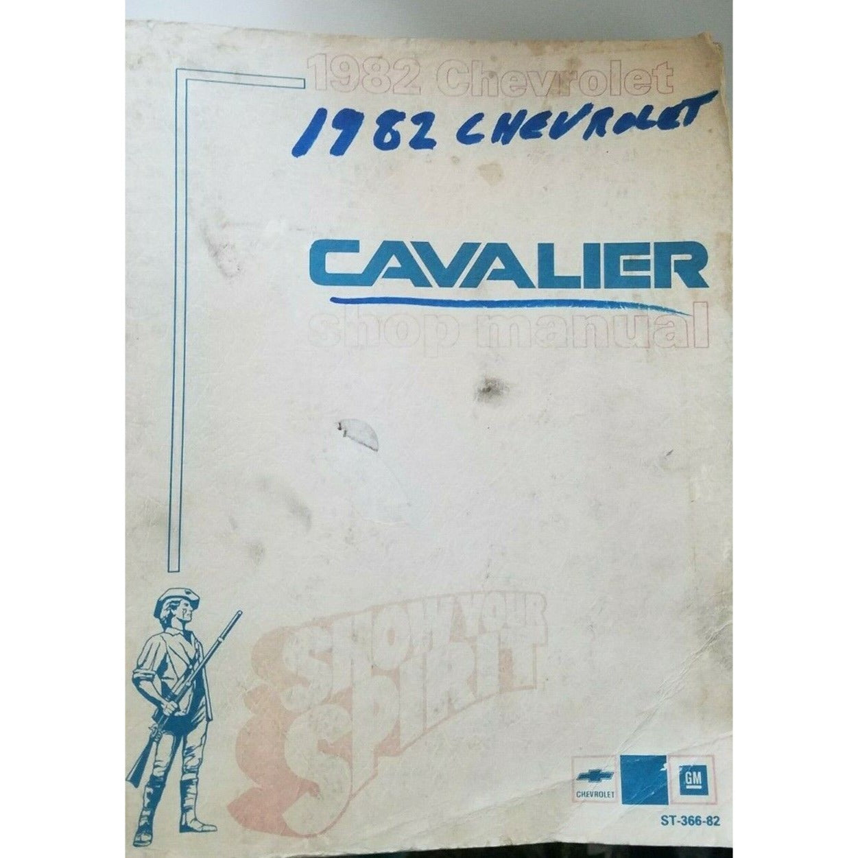 Book  1982 Chevrolet Cavalier Manual Service Automobile Shop