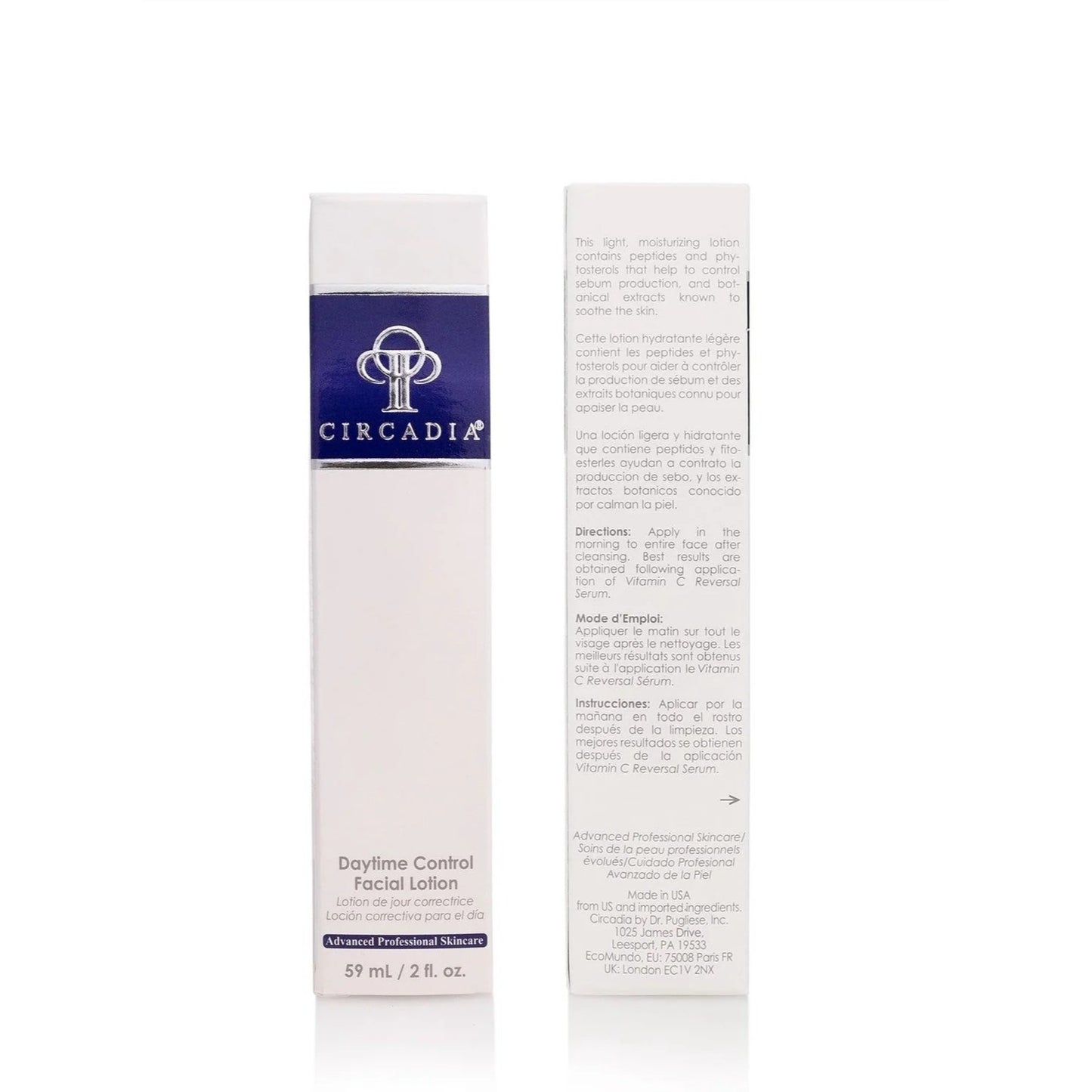 Skincare Circadia Daytime Control 2 oz light moisturizing lotion soothe smooth skin