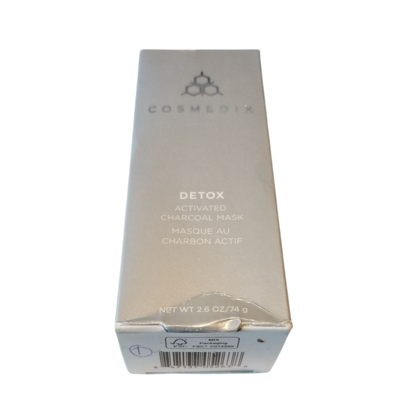 Skincare Cosmedix Detox 2.6 oz  Activated Charcoal Mask  new