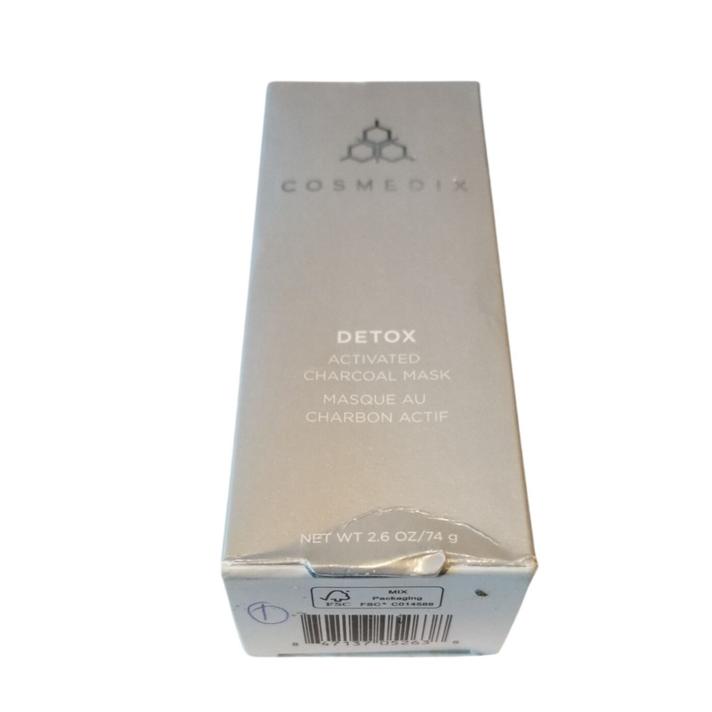 Skincare Cosmedix Detox 2.6 oz  Activated Charcoal Mask  new