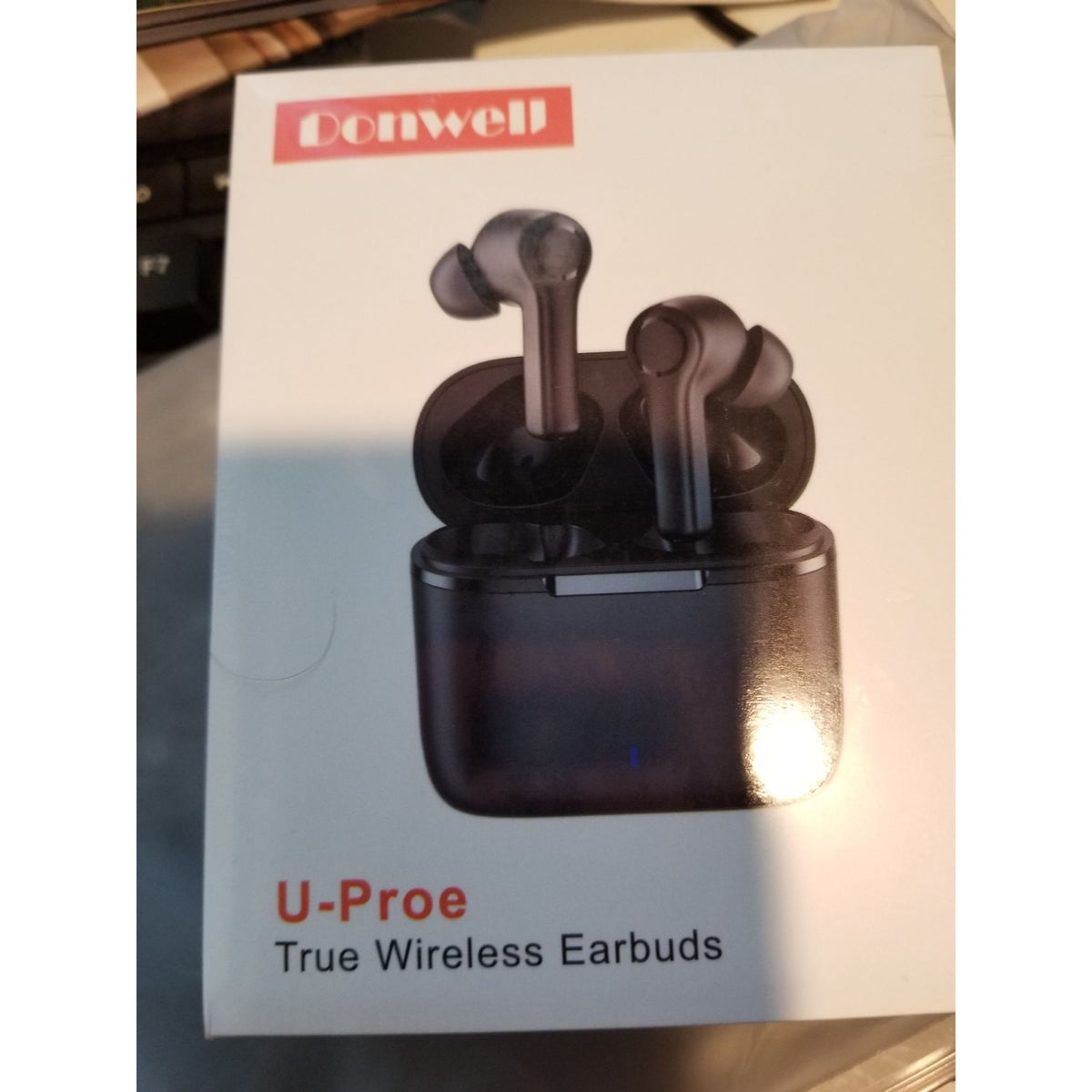 Computer Earbuds Donwell U-Proe True Wireless Earbuds  Carrying Case with Hook