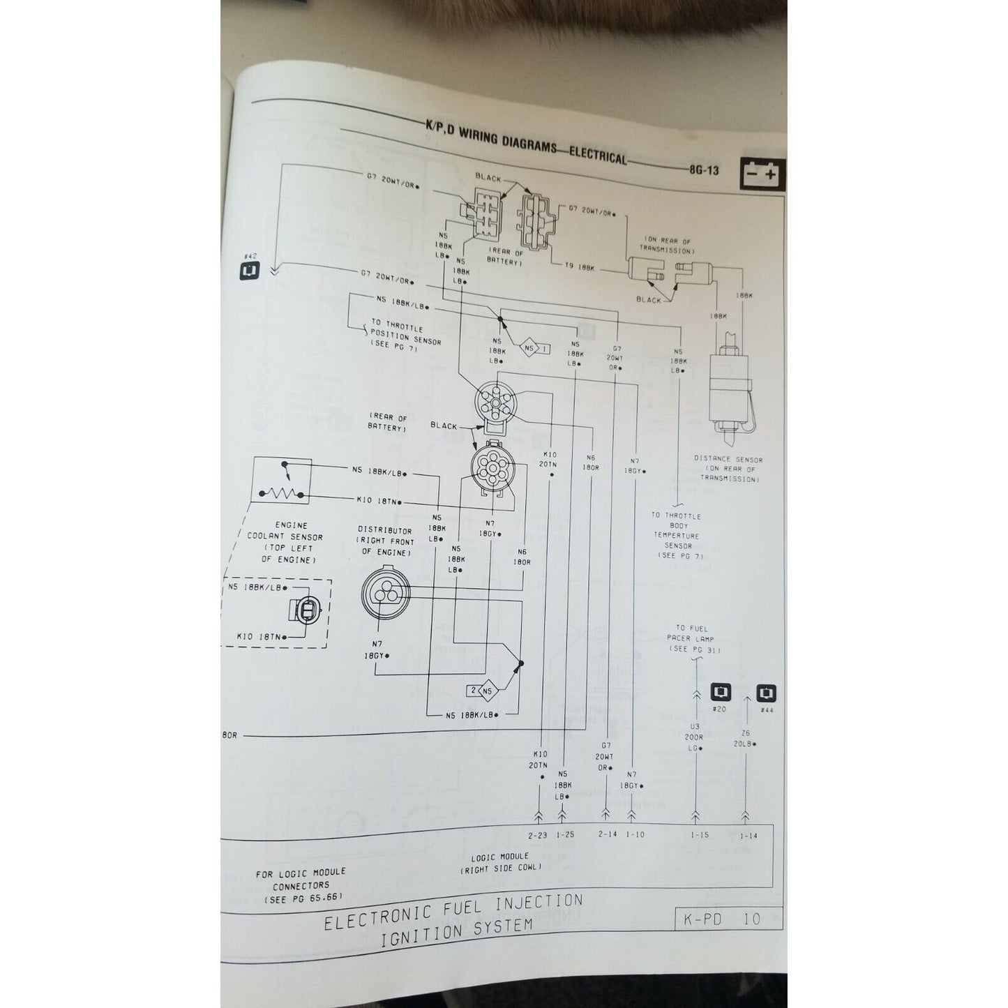 Book 1986 Chrysler Service Manual Wiring Diagrams Omni Charger Aries Reliant 600