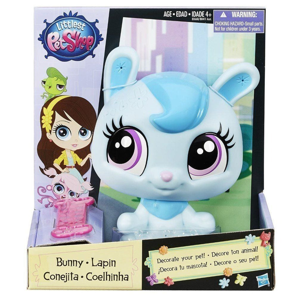 Toy Littlest Petshop Bunny Lapin  Decorate your Pet  9" Tall