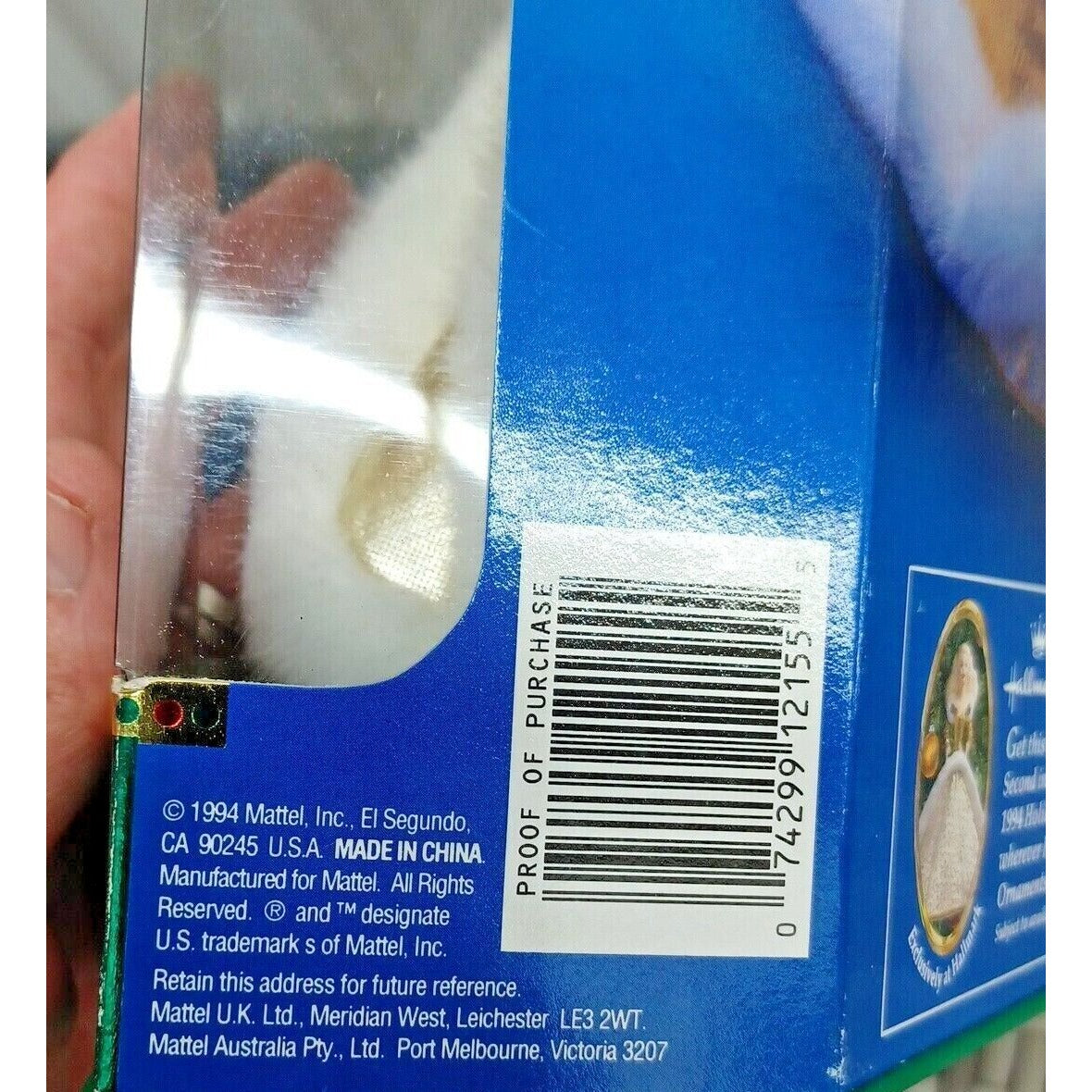 Barbie Happy Holidays, Special Edition 1994 BARBIE Doll