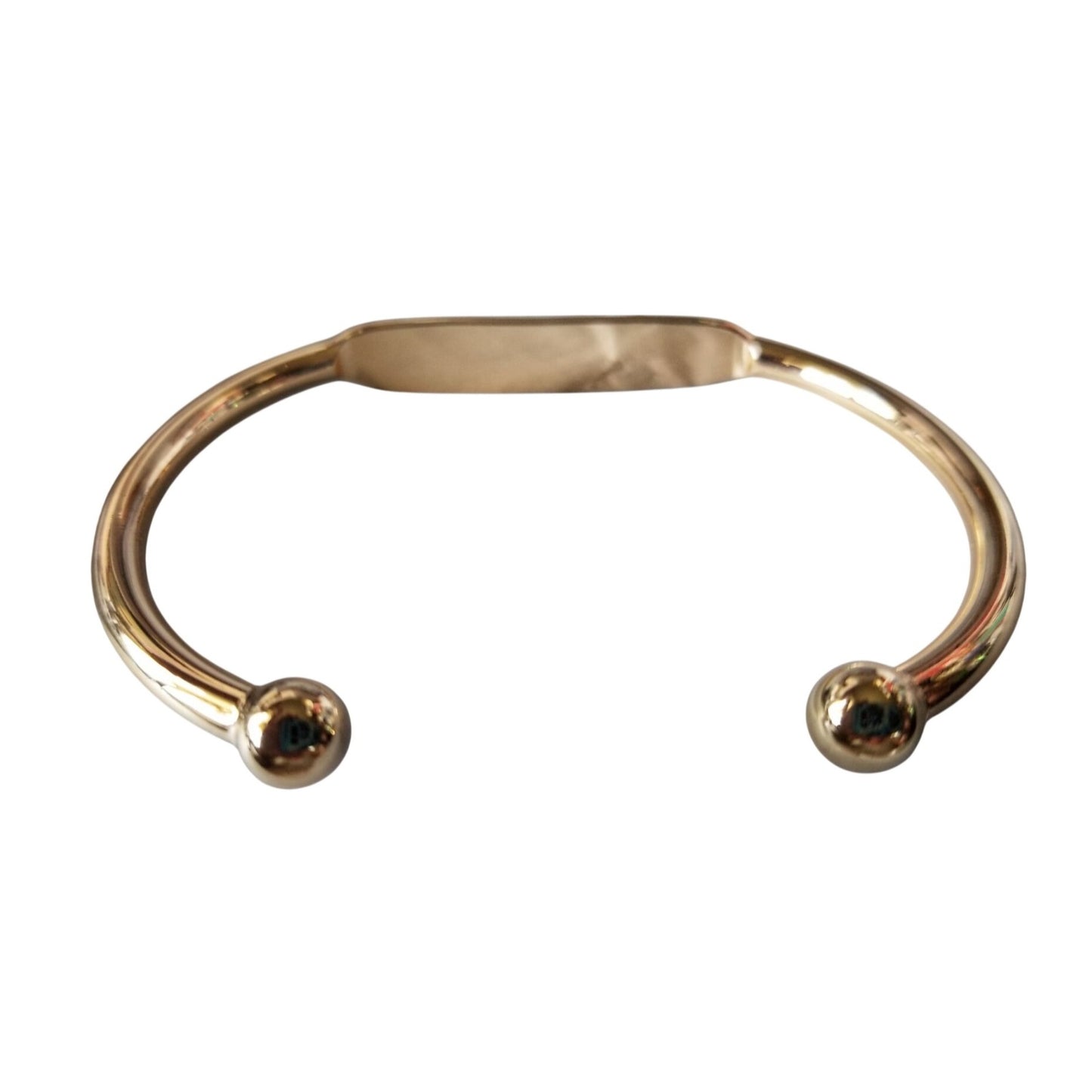 Avon Bracelet Cuff  I am Fabulous Bracelet Lucky Me  Gold Color
