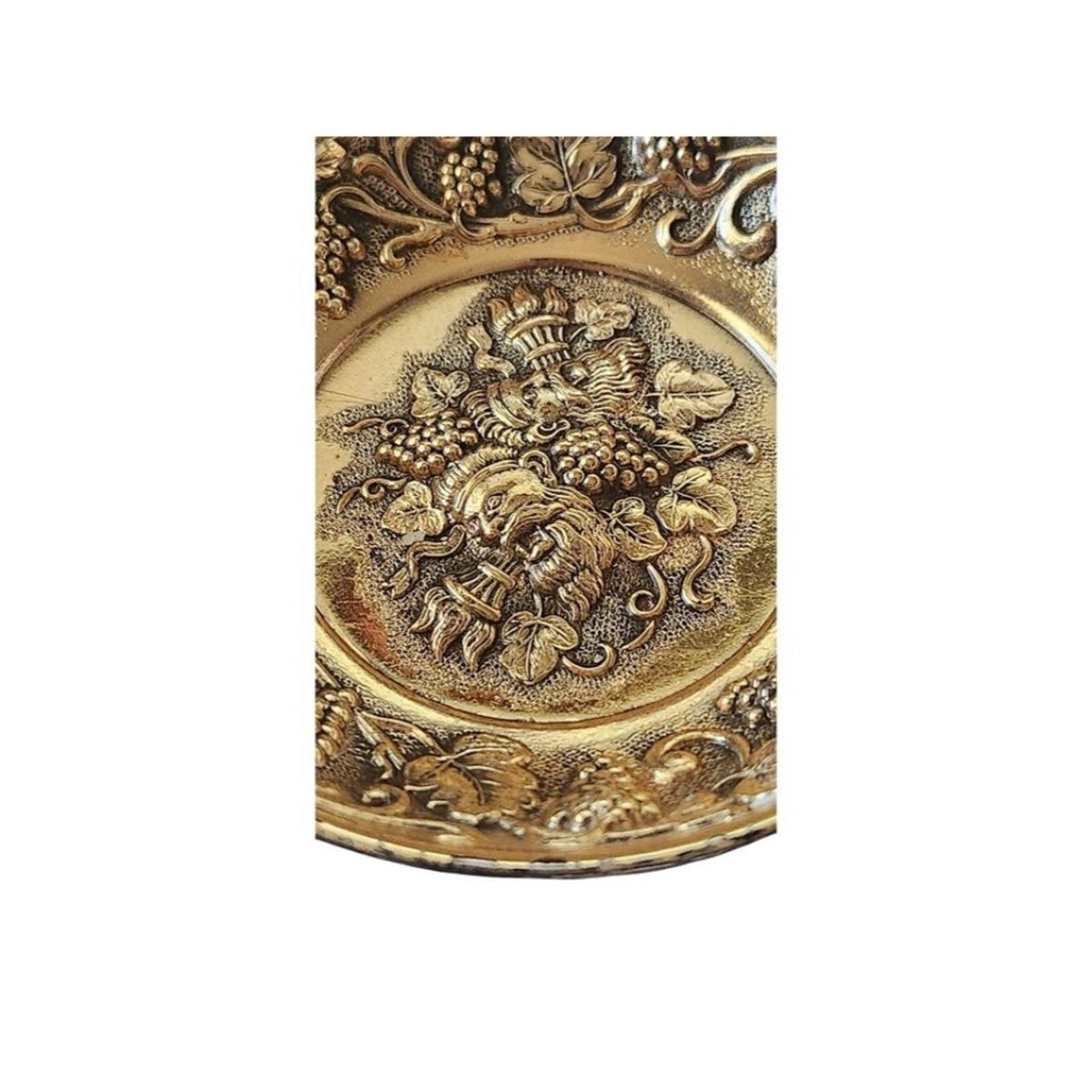 Sommeliers tasting cup Grape Vines Gold shallow silver tastevin winemakers