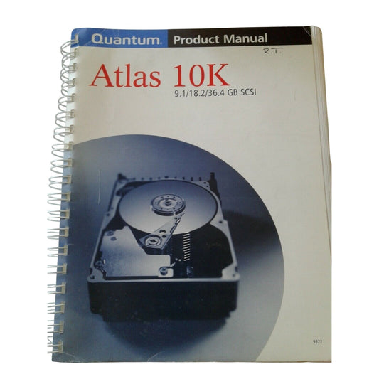 Computer Quantum Product Manual Atlas 10K 9.1 / 18.2 / 36.4 GB SCSI