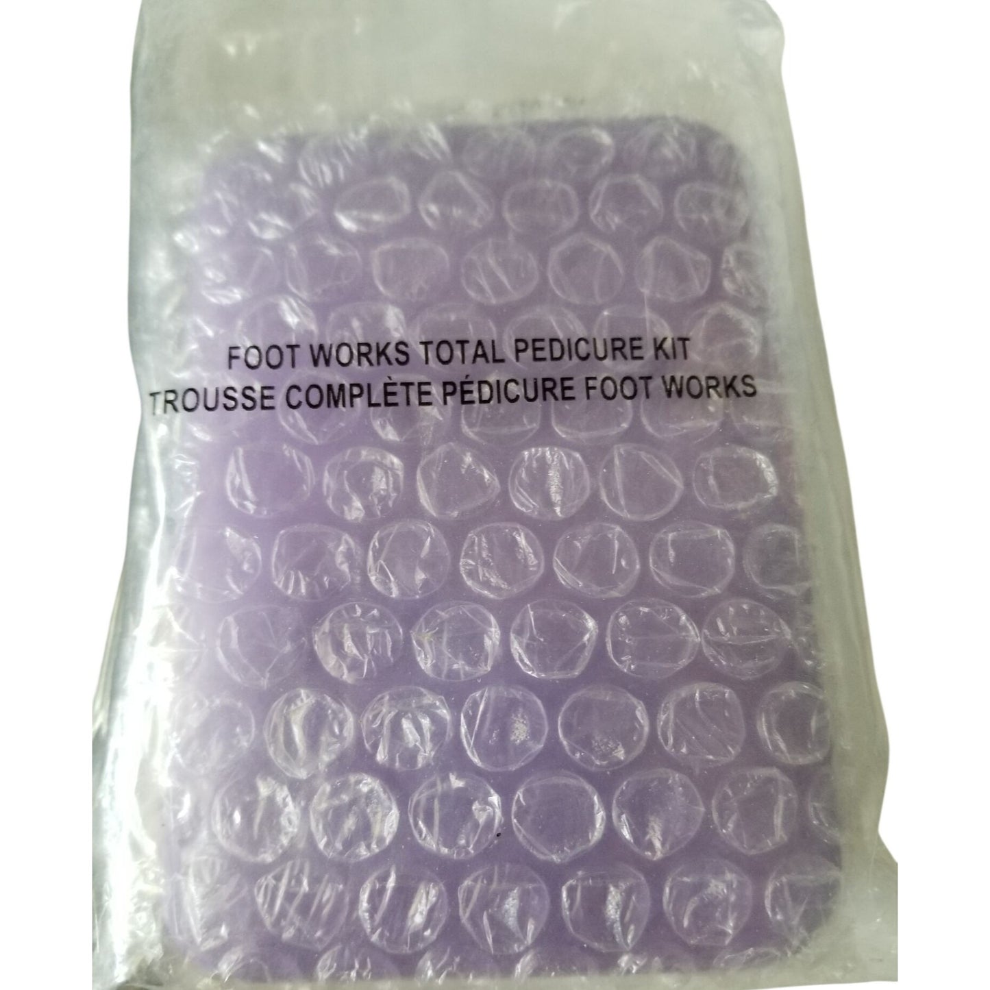 Avon Foot Works Total Pedicure Kit 5 Piece with Purple case