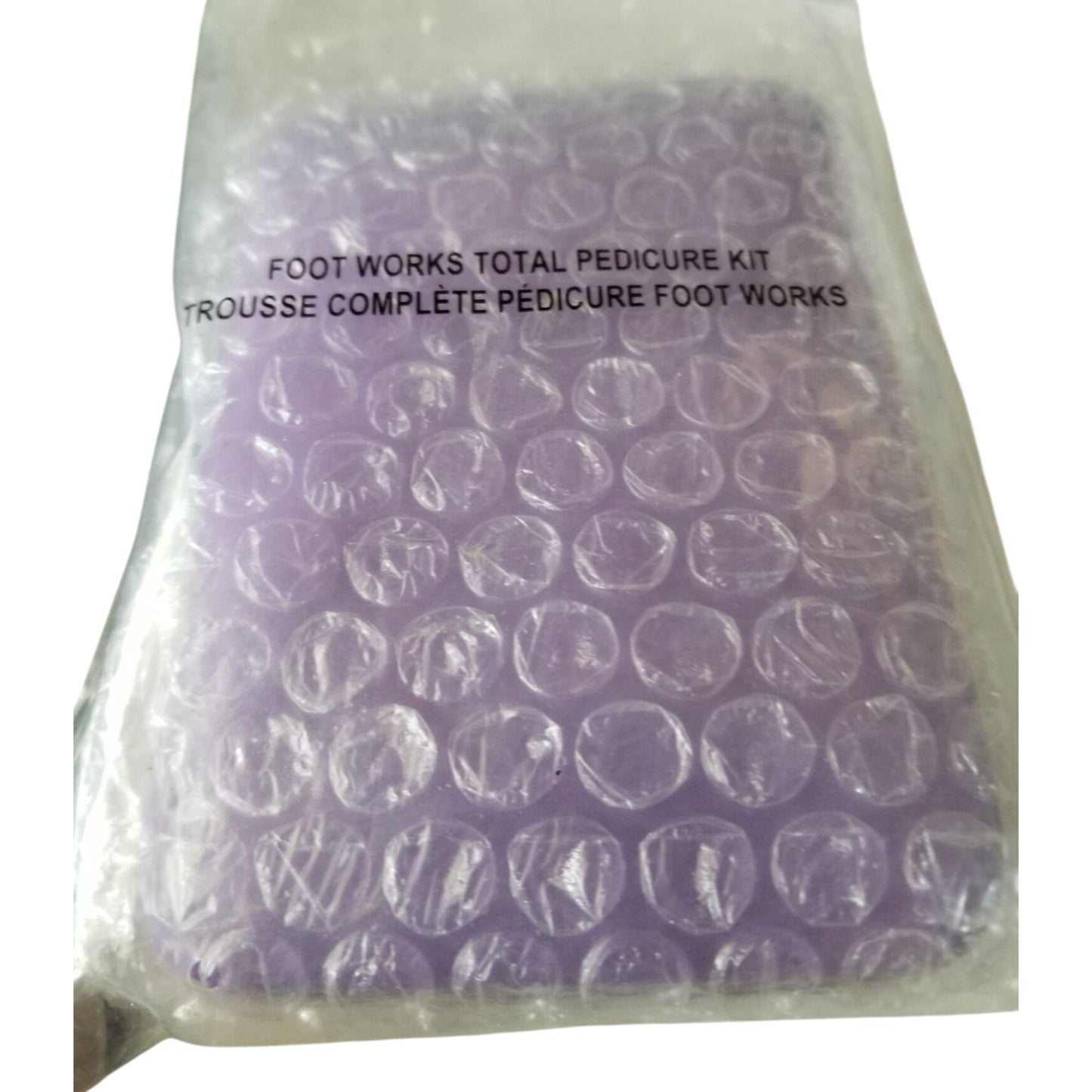 Avon Foot Works Total Pedicure Kit 5 Piece with Purple case