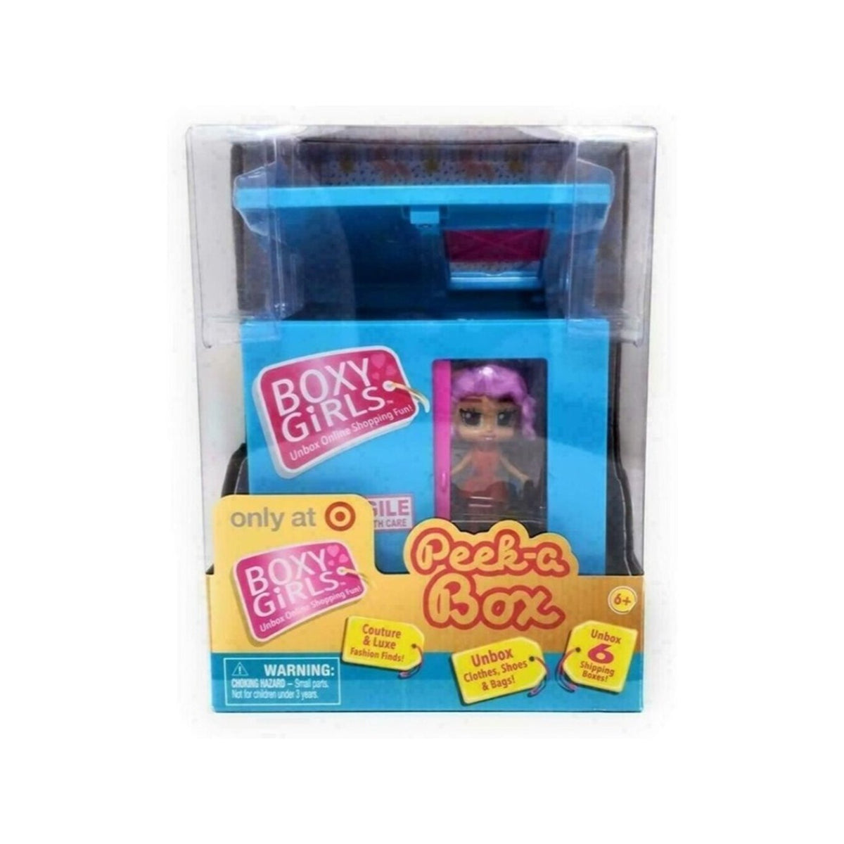 Toy Boxy Girls PEEK A BOX BLUE  Target Exclusive Mini Doll Boxes 2019 Surprise n