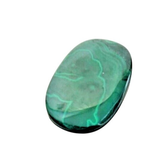 Gemstones Loose Malachite Cabochon 35.3 gr Pendant Size 60 mm x 38 mm x 3 mm