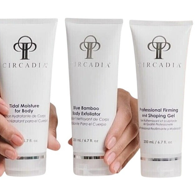 Skincare Circadia Body Regimen Bundle 3 piece  Kit  1 each 6.7 oz  Tidal Moisture  Blue Bamboo Pro Firming & Shaping