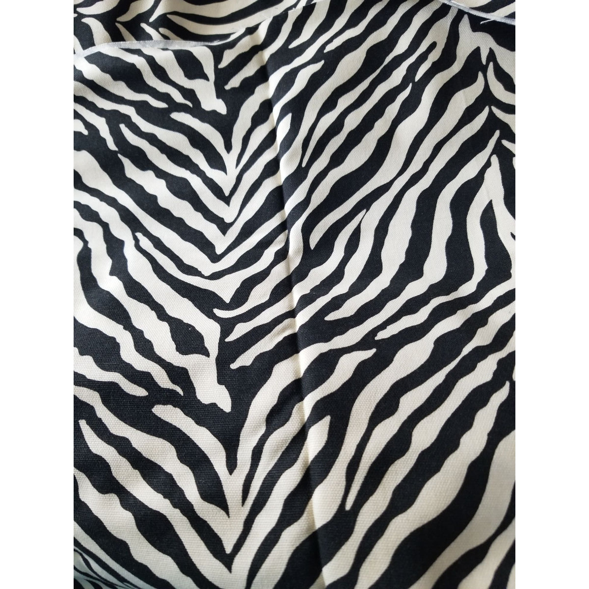 Material White & Black Zebra Fabric  Heavy Cloth Cotton 36" x 36: 2 Pcs Craft Clothing  Joann